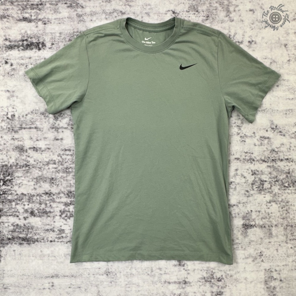 Nike Dri-Fit Men's T-Shirt Jade Green Short Sleeve Athletic Tee Size Small
